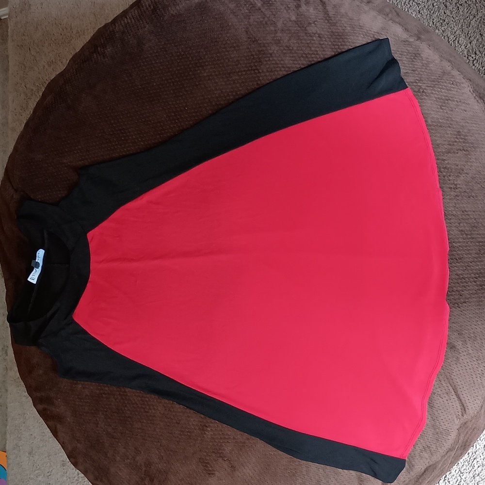 Red&Black Mid Thigh Dress